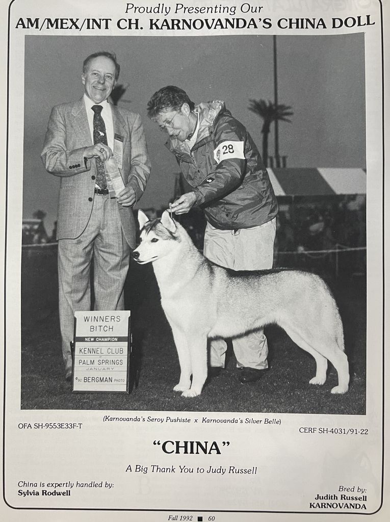 Photo of Karnovanda’s China Doll