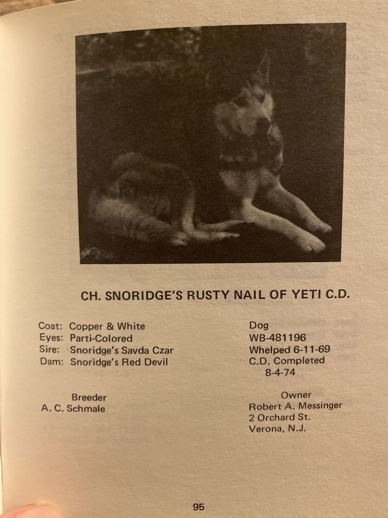 Photo of Snoridge’s Rusty Nail of Yeti